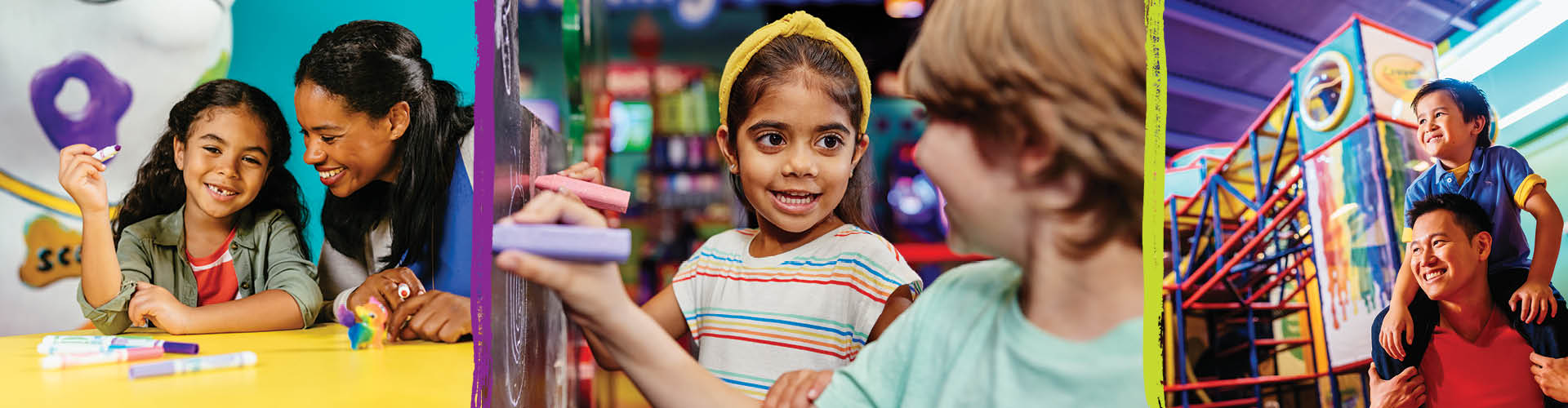 Kids having fun and smiling.